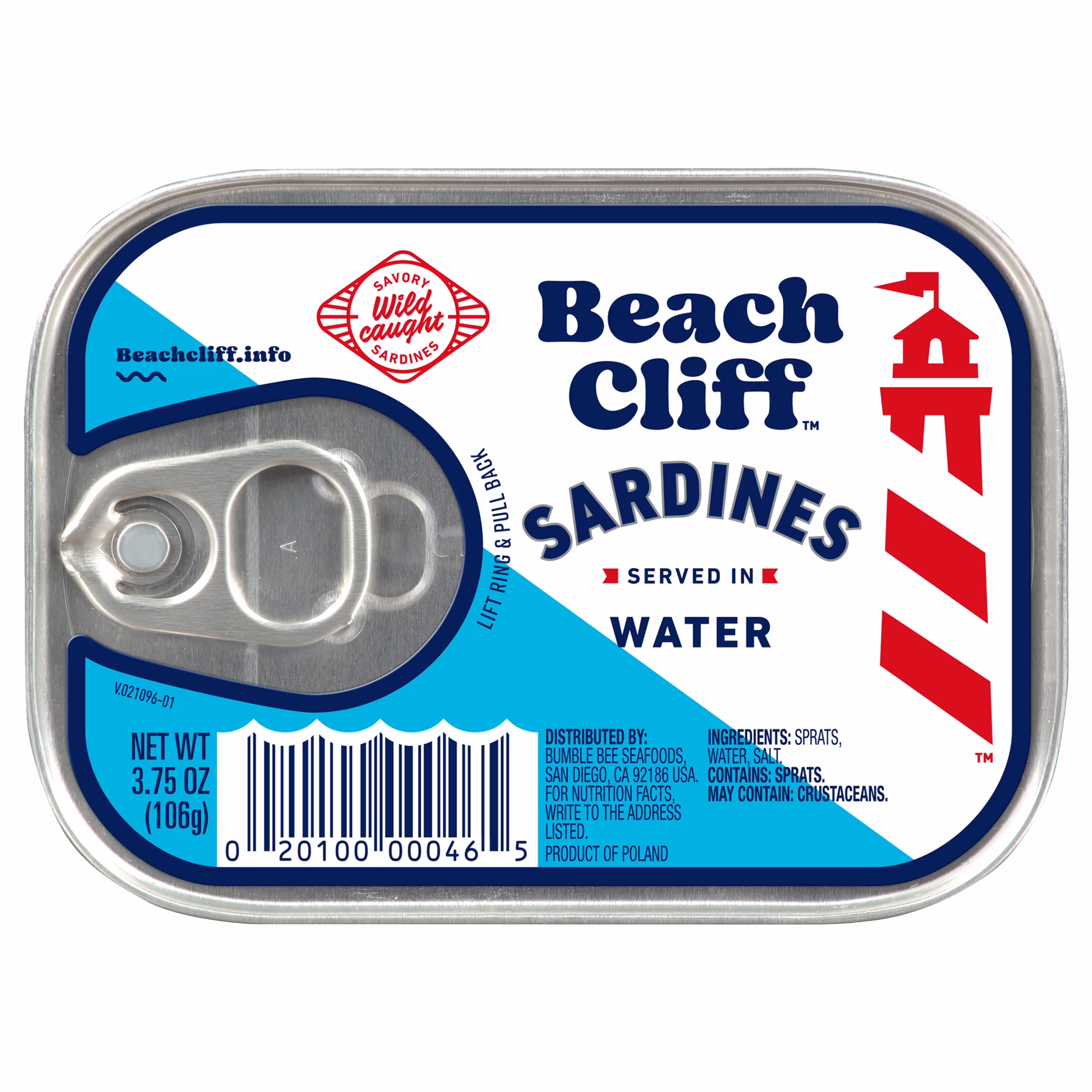 Beach Cliff Sardines (3.75oz)