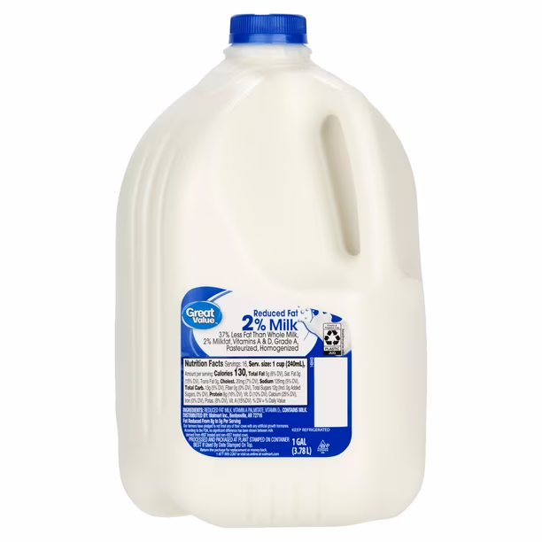 Reduce Fat Milk 2percent (1gal)