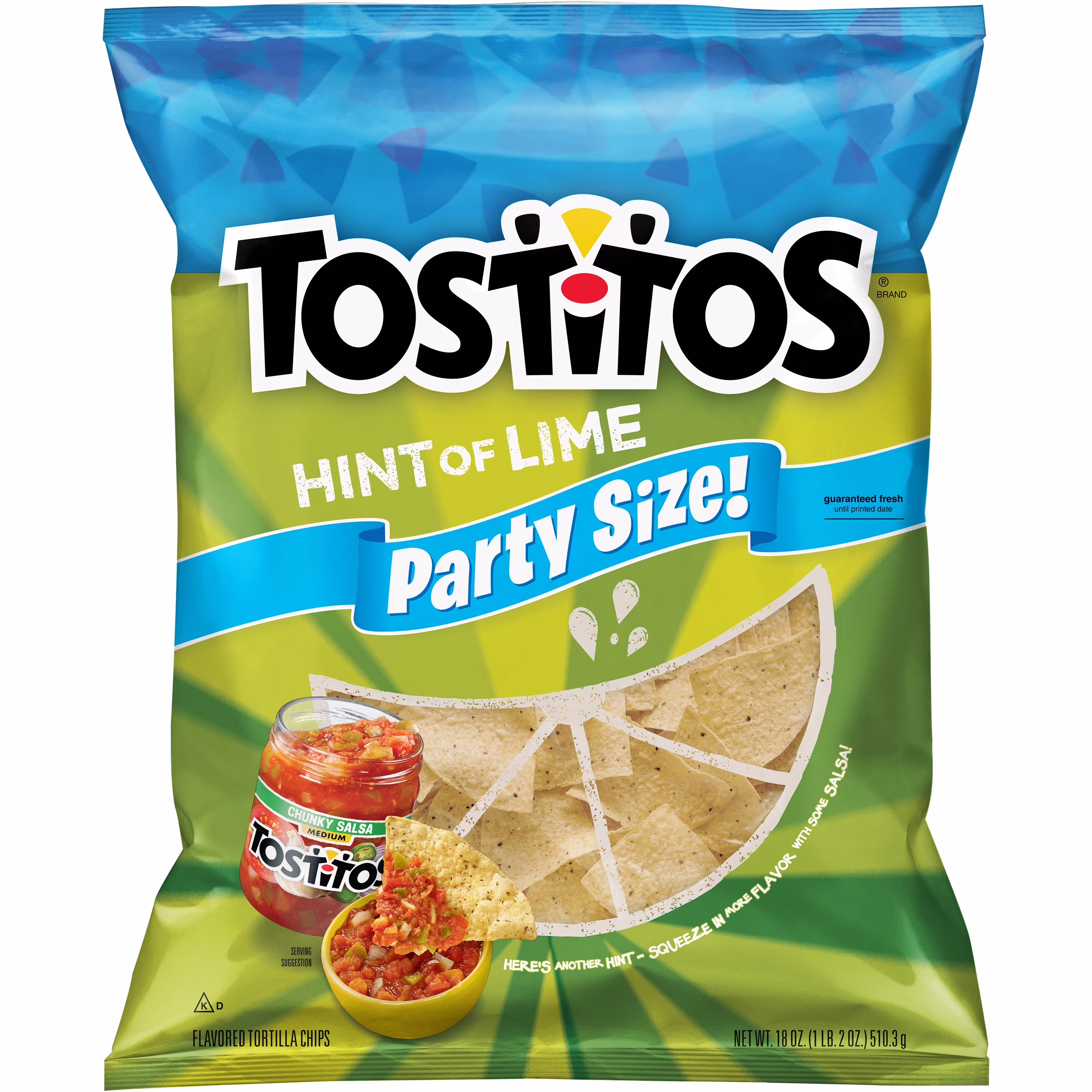 Tostitos Tortilla Chips Hint of Lime