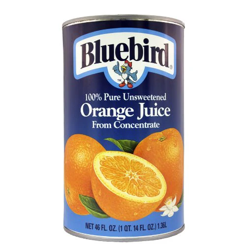 Bluebird Orange Juice (46oz)